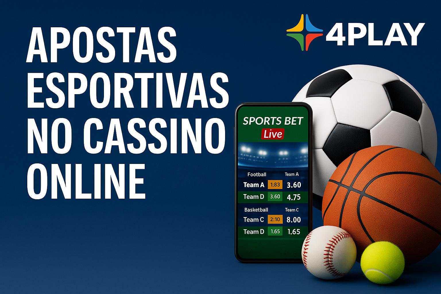 Aposte em apostas esportivas no cassino online 4PLAY