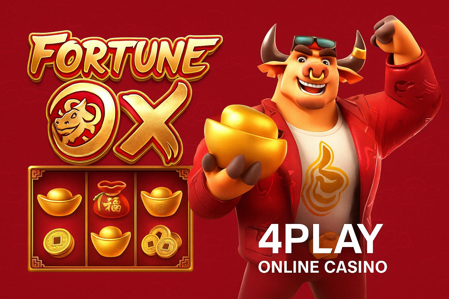 Fortune Ox no 4PLAY - Aposte Agora e Reivindique Seus Ganhos